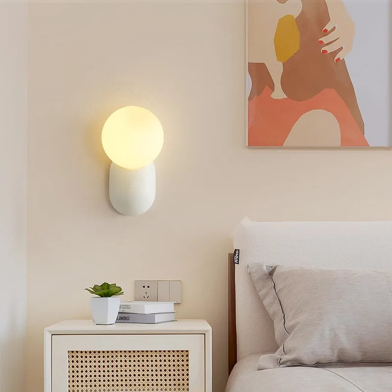 applique murale led moderne petite lampe à bulles décorative - vue 3 sur 9