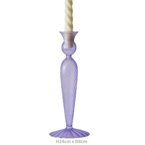 bougeoirs décoratifs en verre pour mariage et décoration intérieure - vue 31 sur 32