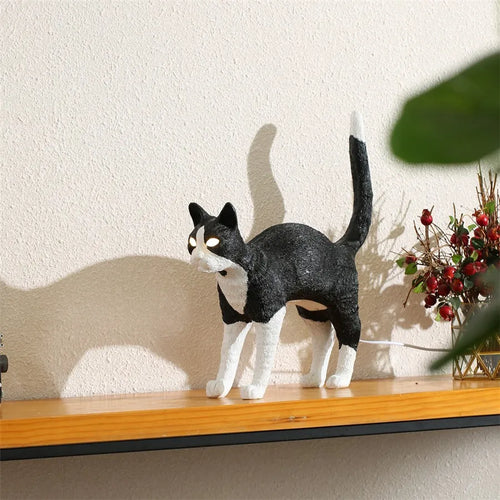 lampe de bureau esthétique en résine pour animaux décorative - vue 4 sur 9