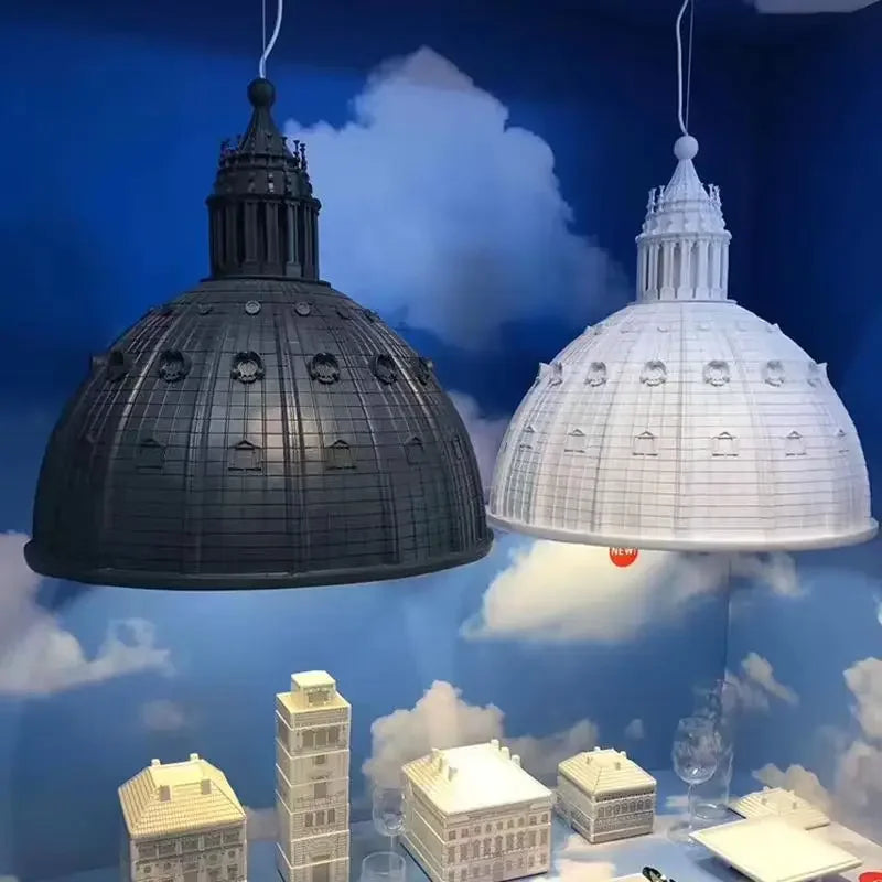 Modern Minimalist Chandelier Italian Designer St. Paul's Church Pendant Lamp Living Room Restaurant Hotel Lobby Decorative Light - vue 3 sur 8