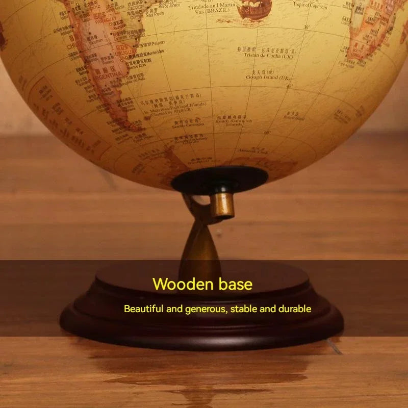 lampe de bureau led avec globe terrestre rotatif décoratif - vue 4 sur 10
