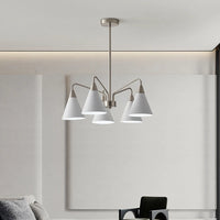 lustre rétro de style médiéval design minimaliste en fer