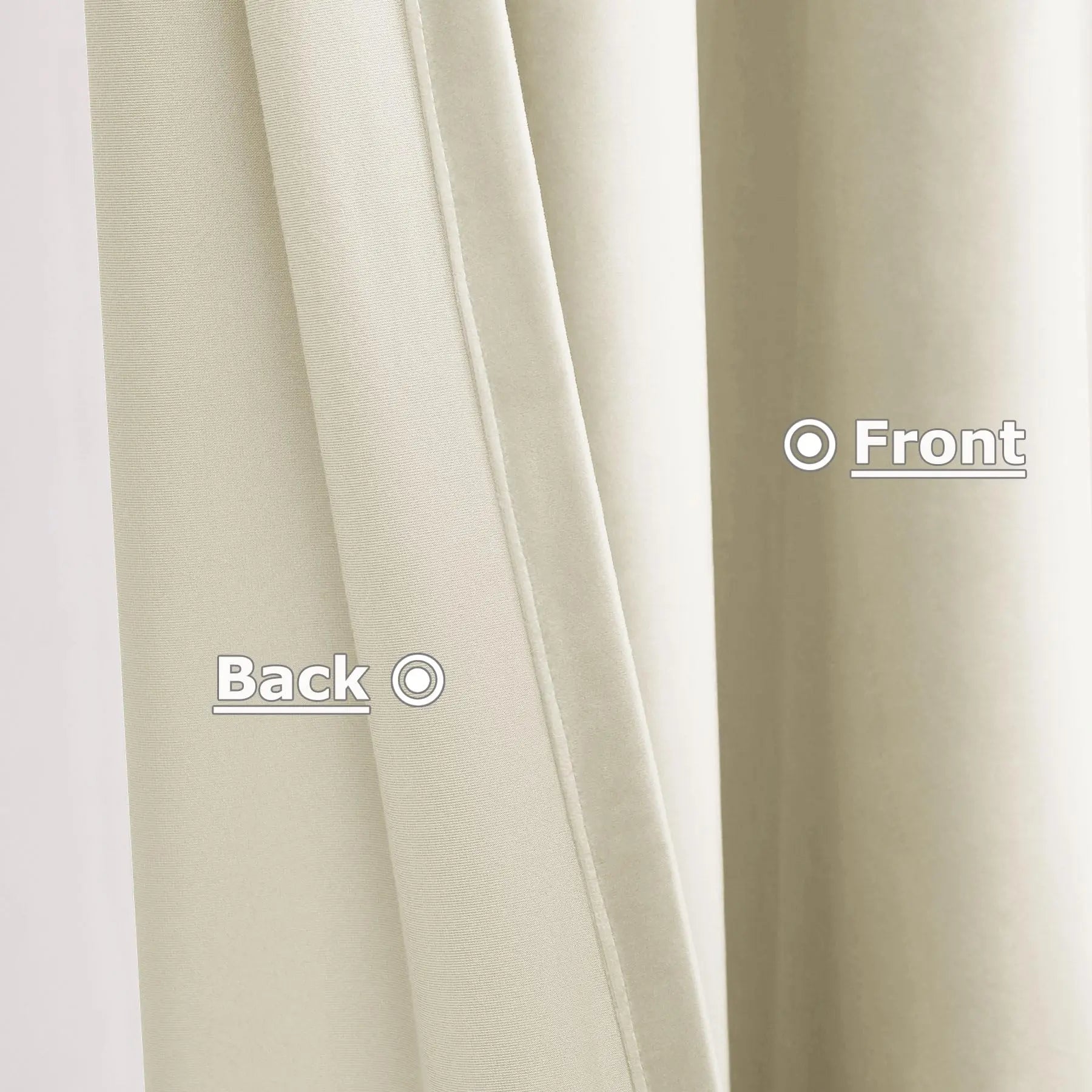 Rideau velours occultant grande hauteur style moderne - vue 7 sur 8