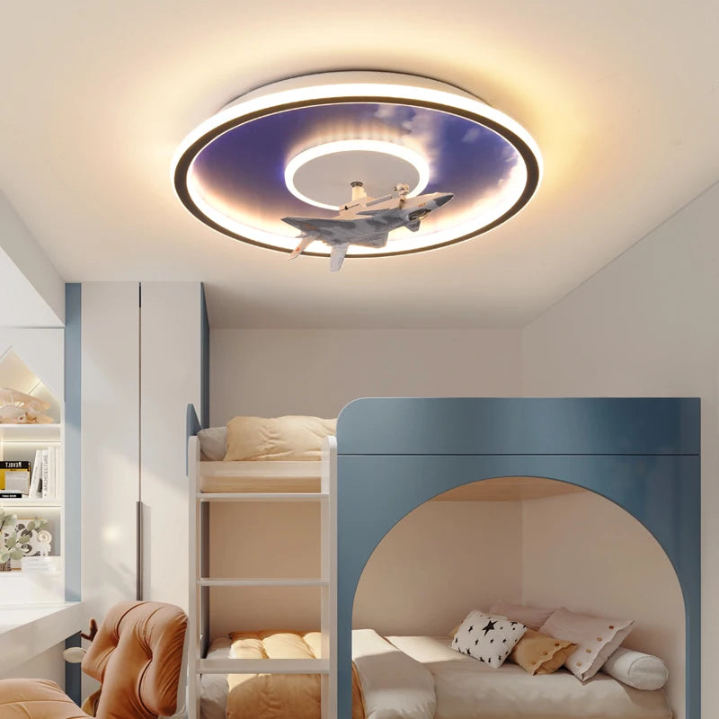 plafonnier moderne pour chambre d'enfants et décoration intérieure - vue 5 sur 8