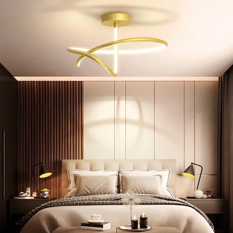 lustre moderne à leds pour décoration intérieure de luxe - vue 6 sur 12