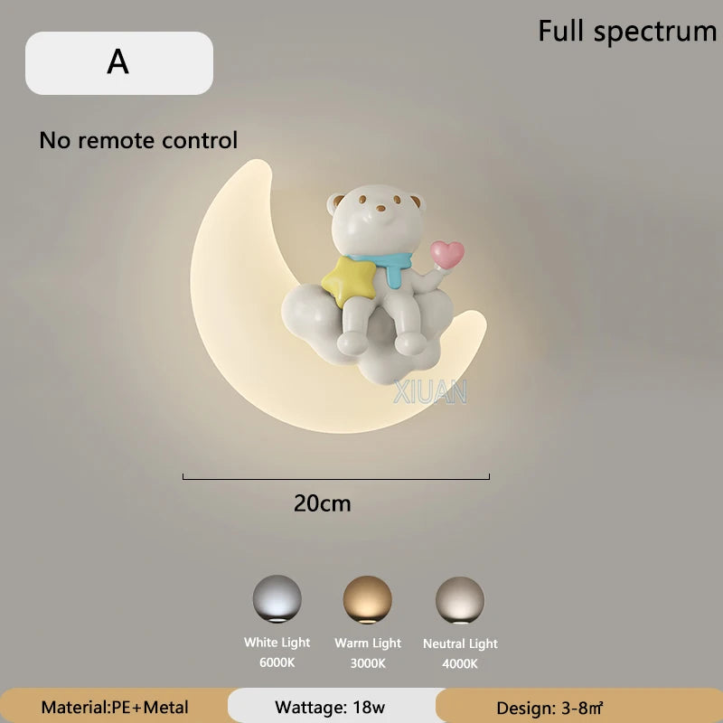 applique murale protection des yeux design animal fille - vue 10 sur 11