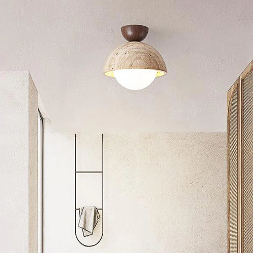 Nordique scandinave appartement maison hôtel décoration plafonnier japonais Wabi Sabi couloir porche balcon lampes Led - vue 4 sur 8