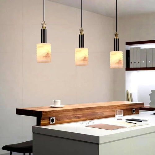 Suspension créative simple et luxueuse en marbre espagnol - vue 4 sur 6
