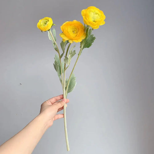bouquet de fleurs artificielles en soie pour décoration et accessoires photo - vue 10 sur 12
