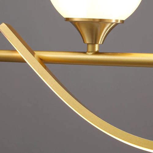 lustre en forme de verre blanc avec éclairage led intégré - vue 7 sur 7
