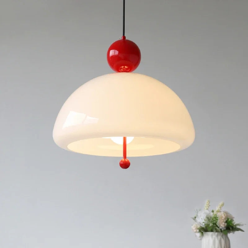 Medieval Retro Pendant Light Ceiling Hanging Lamp Glass Suspension for Living Dining Room Kitchen - vue 2 sur 11