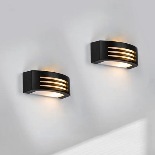 applique murale led moderne étanche pour intérieur et extérieur - vue 6 sur 8