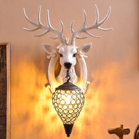 applique murale led moderne en forme de tête de cerf