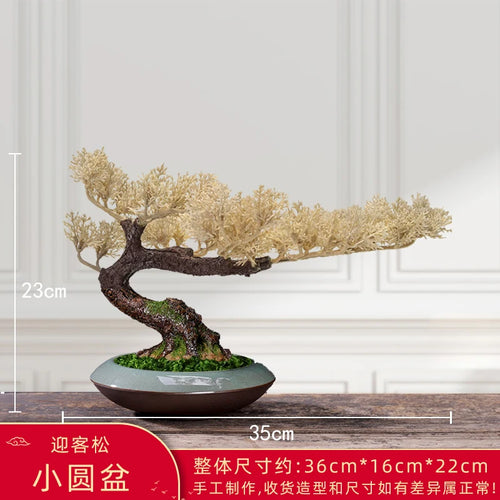 décoration intérieure faux arbre bonsaï style chinois pour un paysage apaisant - vue 9 sur 33