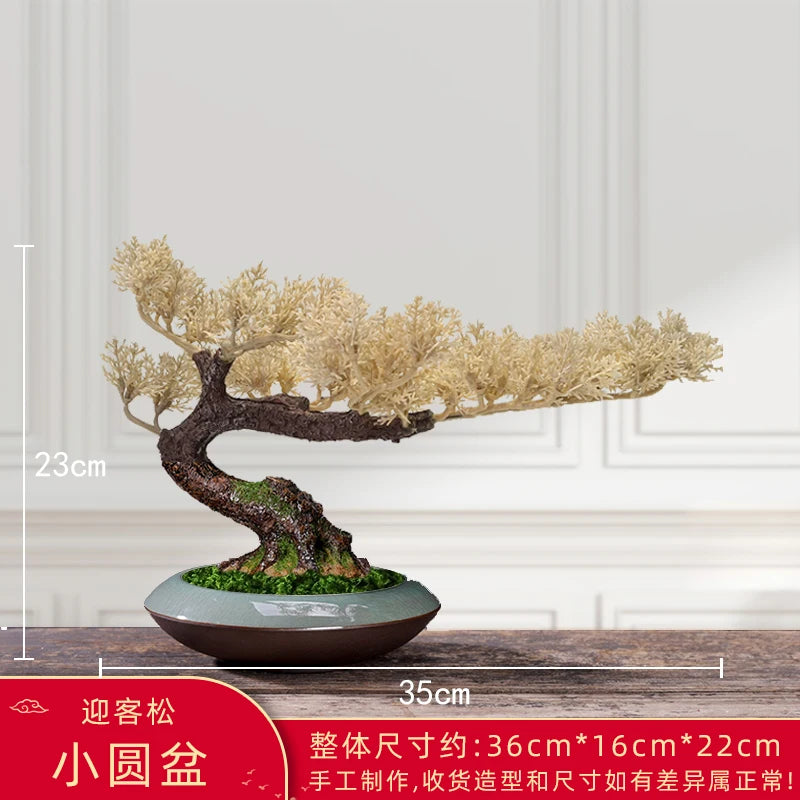 décoration intérieure faux arbre bonsaï style chinois pour un paysage apaisant - vue 8 sur 33