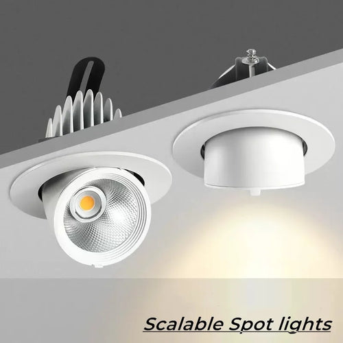 spot led encastré pour éclairage intérieur moderne - vue 6 sur 6