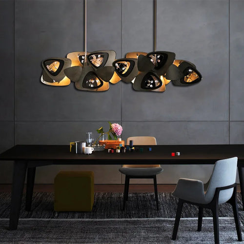 lustre postmoderne créatif coquille art suspendus luminaires - vue 2 sur 11