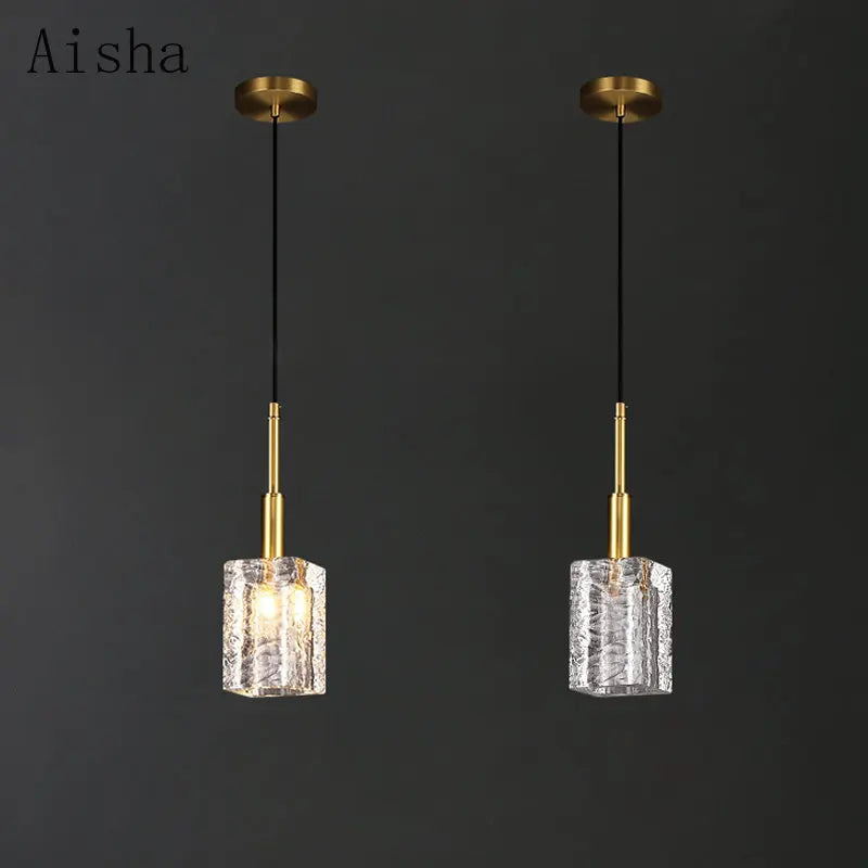 lustre en cristal doré design pour intérieur élégant et moderne - vue 2 sur 11