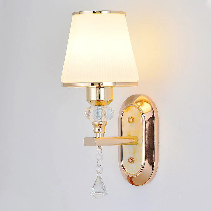 applique murale en cristal minimaliste moderne pour intérieur luxe - vue 1 sur 12