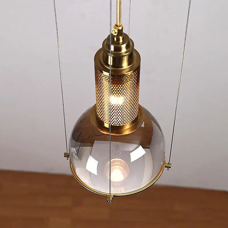 lustre moderne en verre pour décoration intérieure élégante - vue 6 sur 7