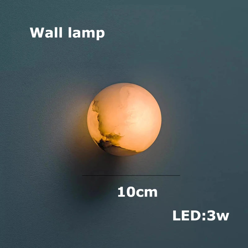 lustre suspendu en marbre géométrique pour éclairage moderne - vue 11 sur 12