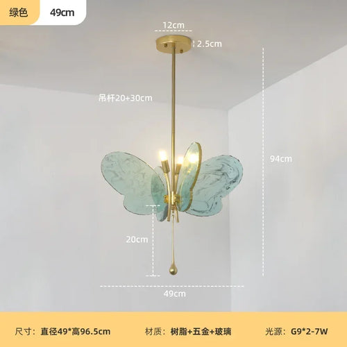 lustre led suspendu style nordique pour restaurant et cuisine - vue 7 sur 9