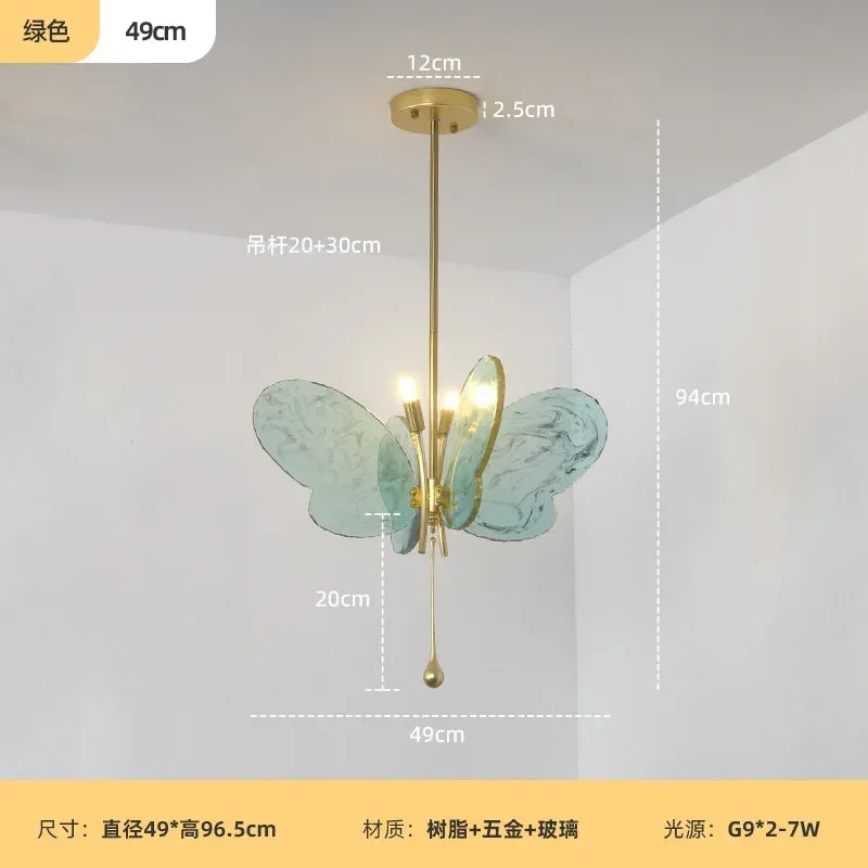 lustre led suspendu style nordique pour restaurant et cuisine - vue 6 sur 9