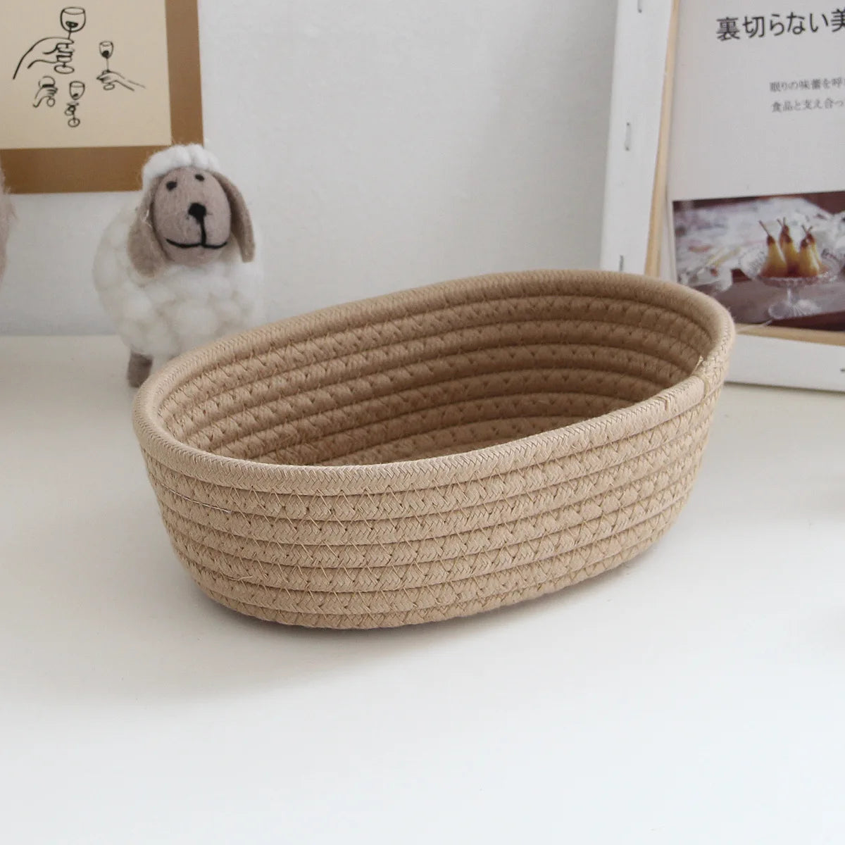paniers de rangement multifonctionnels pour bureau et jouets enfants - vue 9 sur 10