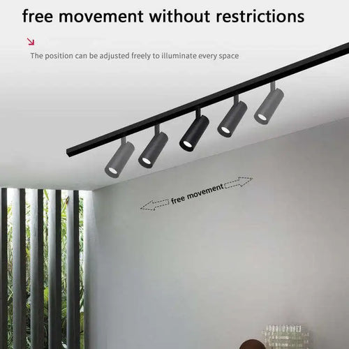 rail d éclairage magnétique moderne pour intérieur en aluminium - vue 2 sur 28