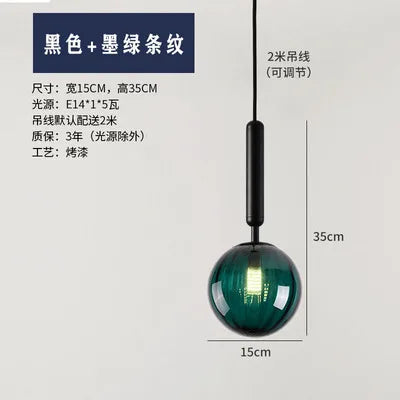 suspension moderne en verre pour décoration intérieure élégante - vue 11 sur 24