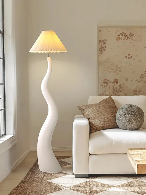 lampadaire design en résine LED pour ambiance moderne - vue 7 sur 8