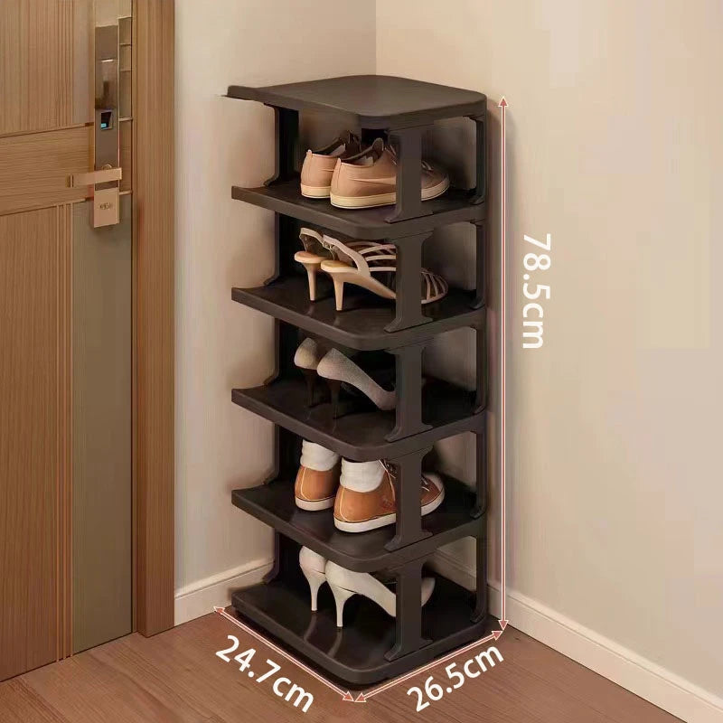 étagère à chaussures simple gain de place pratique et moderne - vue 7 sur 9