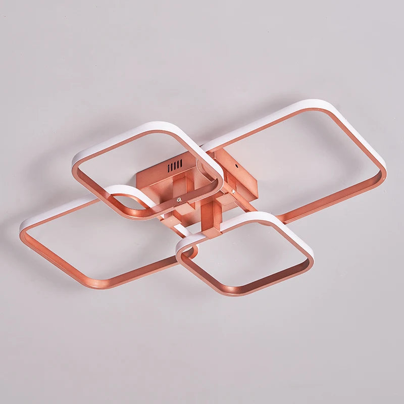 lustre moderne en métal pour décoration intérieure élégante - vue 6 sur 6