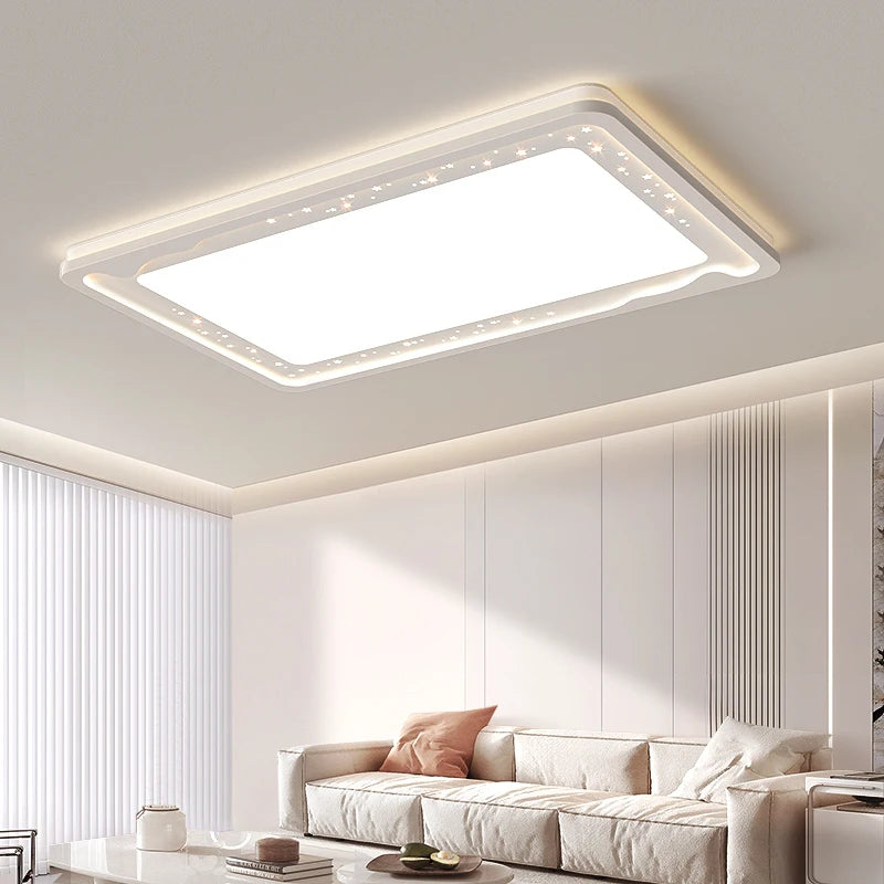plafonnier moderne éclairage intérieur chaleureux ciel étoilé - vue 3 sur 9