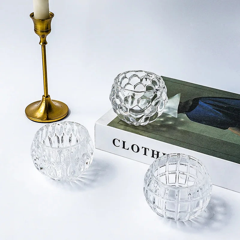lampe citrouille sphérique en verre pour décorations artisanales - vue 4 sur 11