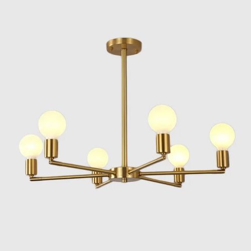 Lustre Moderne Plafonnier Monté Maison - vue 2 sur 9