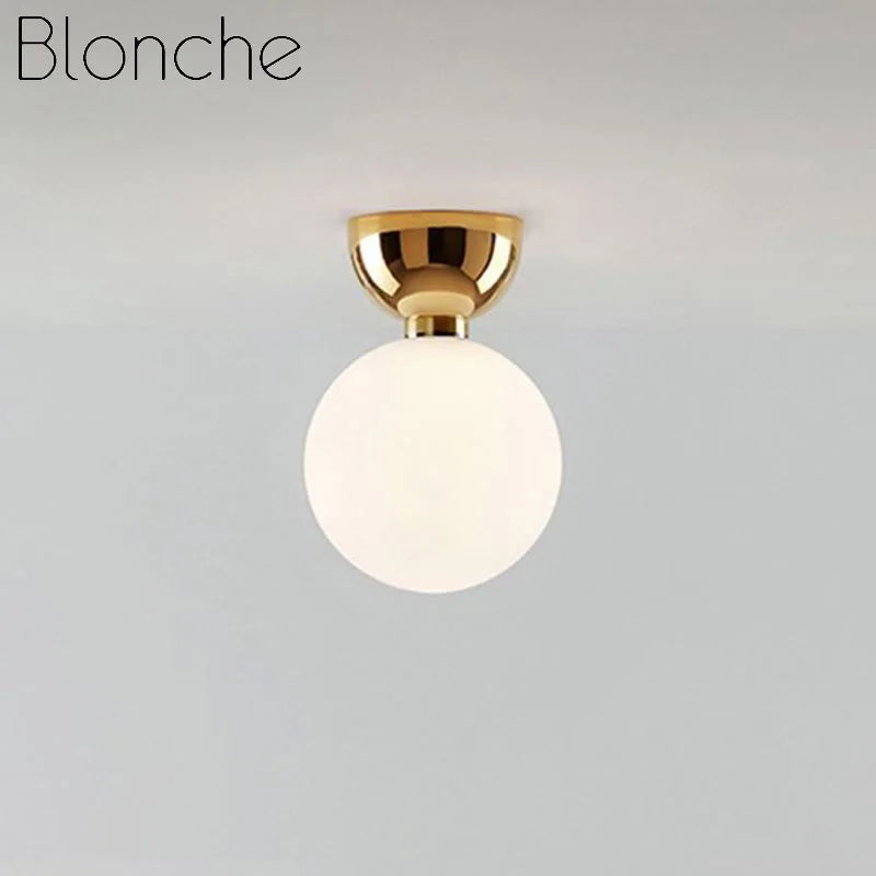 plafonnier moderne minimaliste en verre pour intérieur élégant - vue 6 sur 10