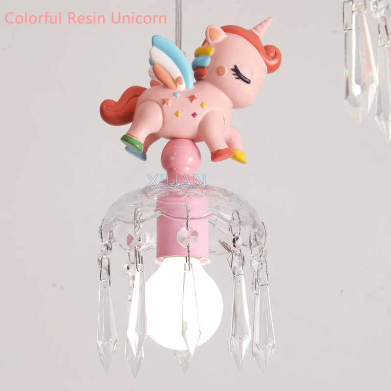 suspension dessin animé pegasus licorne pour enfants - vue 5 sur 8