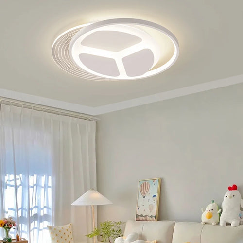 plafonnier led moderne minimaliste pour une atmosphère élégante - vue 6 sur 9