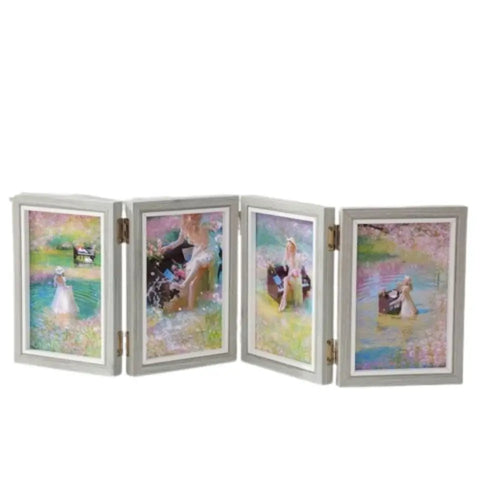 cadre photo pliable en bois pour album de bureau - vue 14 sur 14