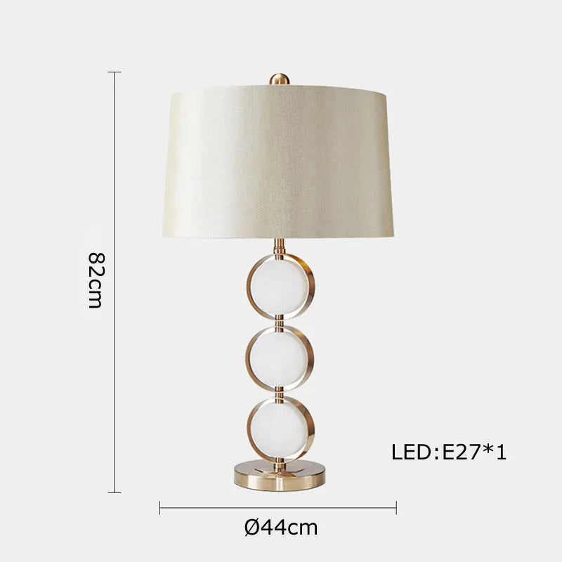 lampe de table rétro en tissu pour décoration intérieure - vue 13 sur 21