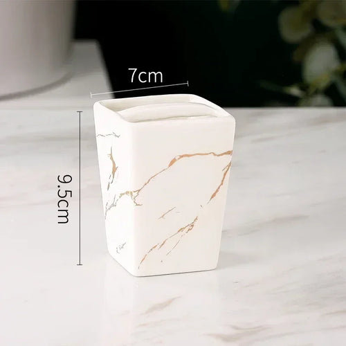 porte-brosse à dents en céramique design pour salle de bain - vue 14 sur 15