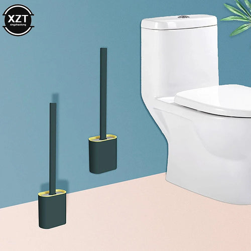 brosse de nettoyage flexible en silicone avec support séchage rapide - vue 2 sur 10