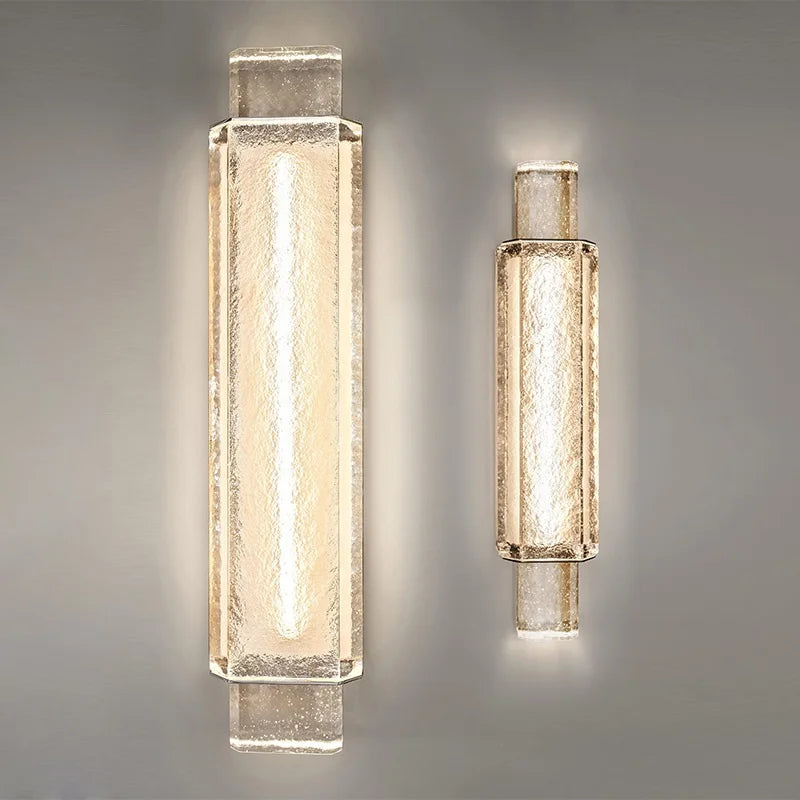Style de luxe moderne créatif bulle LED monté appliques couleur or cristal verre chambre appliques murales - vue 2 sur 8