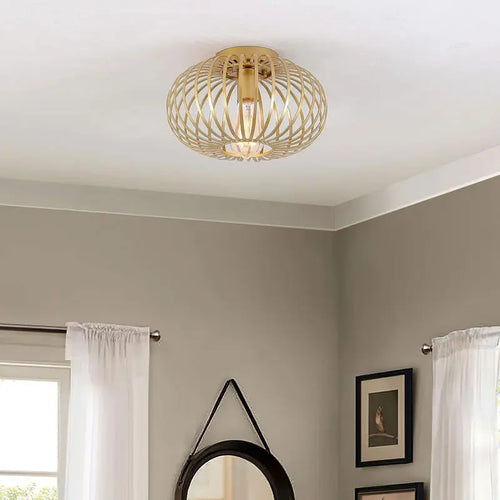 plafonnier moderne en fer style américain pour intérieur - vue 2 sur 7