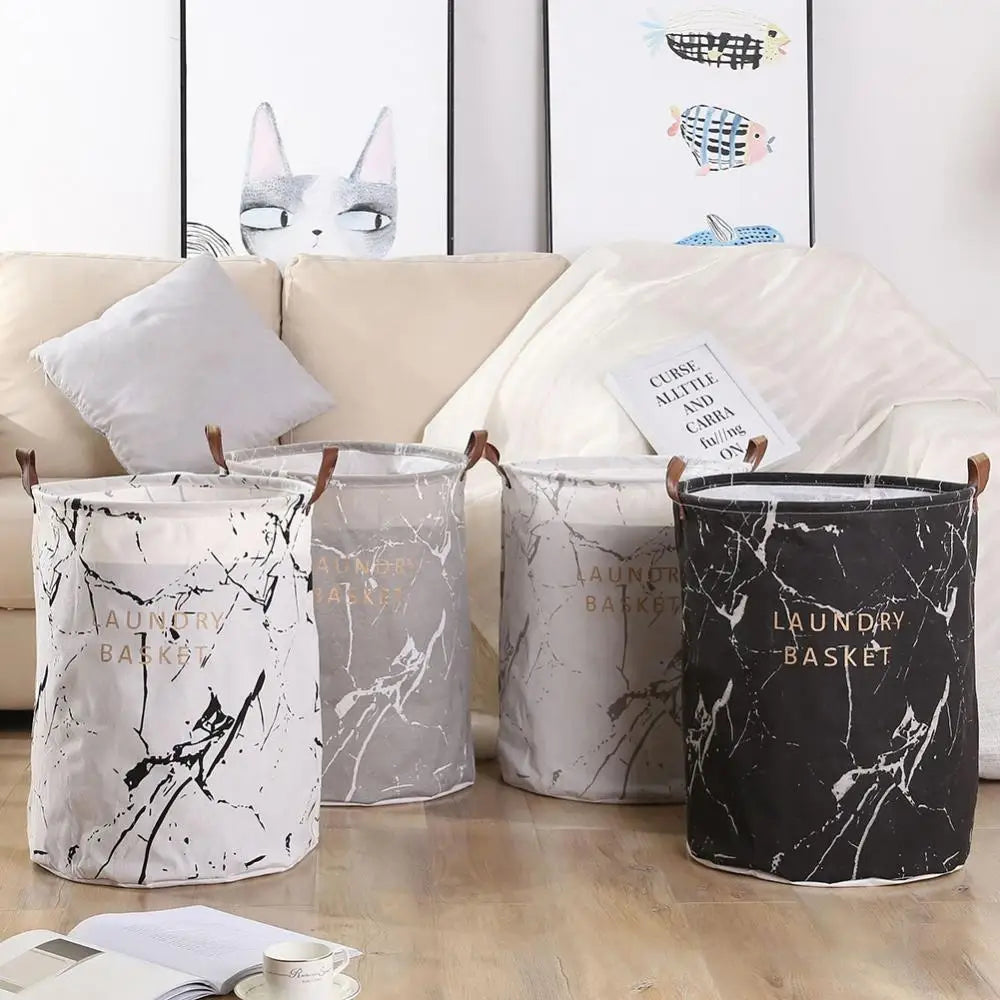 panier à linge pliable pour rangement jouets et vêtements - vue 3 sur 10