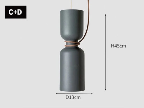 suspension nordique moderne à led pour décoration intérieure créative - vue 18 sur 24