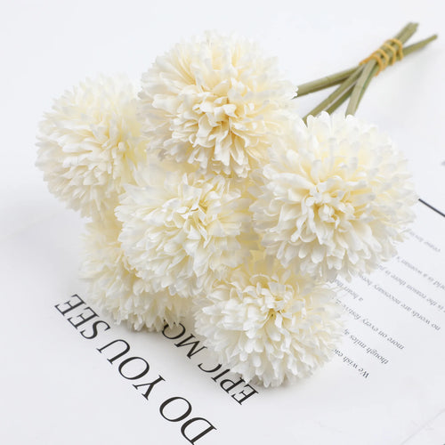 boule de chrysanthème artificielle pour décoration de mariage et fête - vue 11 sur 12