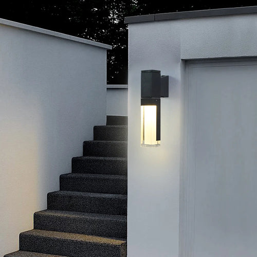 applique murale led étanche pour éclairage de jardin extérieur - vue 5 sur 8