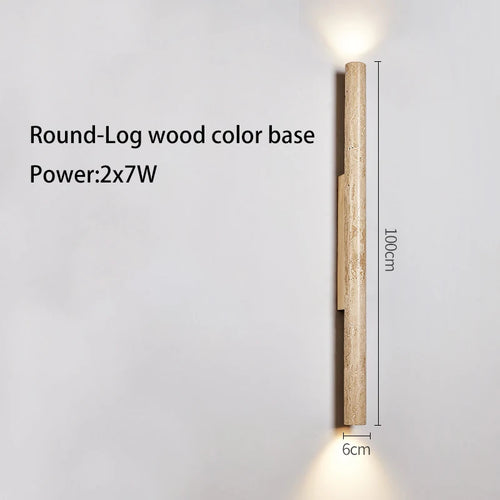 Applique murale longue Led en pierre - vue 11 sur 21